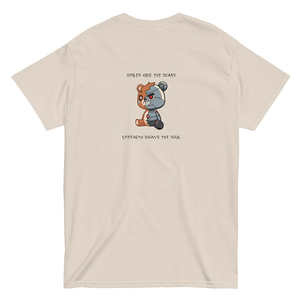 Thumbnail: Smiles Hide The Scars, Strength Shows The Soul Unisex Classic Tee