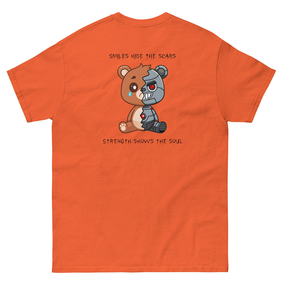 Thumbnail: Smiles Hide The Scars, Strength Shows The Soul Unisex Classic Tee