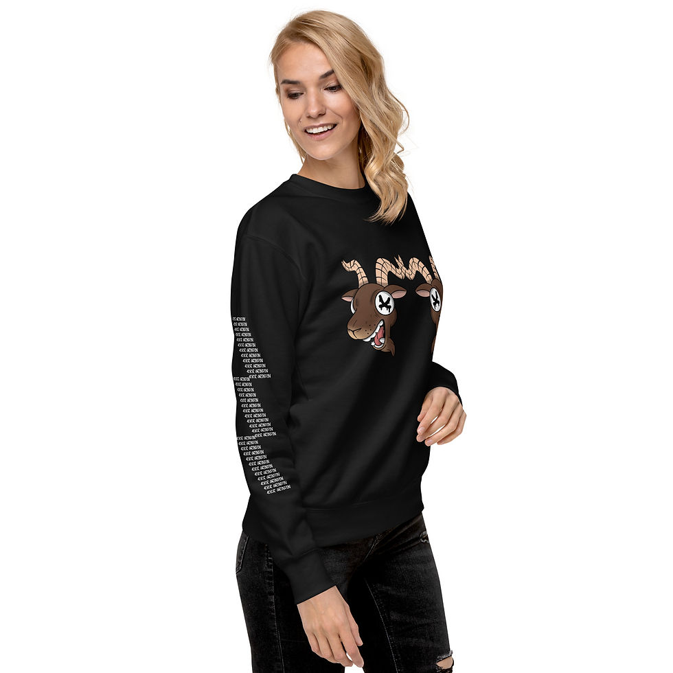 Thumbnail: GOAT Unisex Premium Sweatshirt