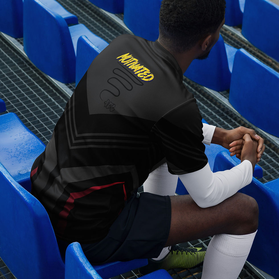 Thumbnail: Greatness/ Motivated Recycled Unisex Sports Jersey