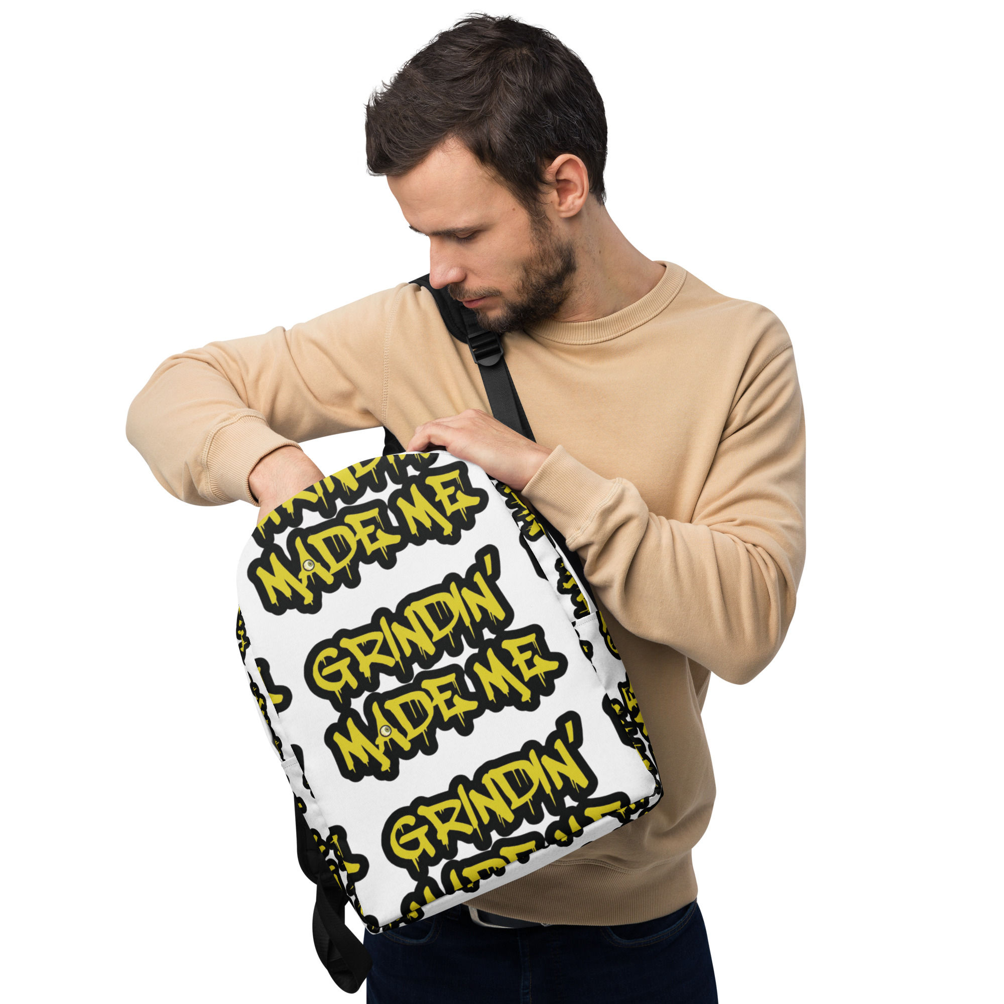 Grindin’ Made Me Minimalist Backpack