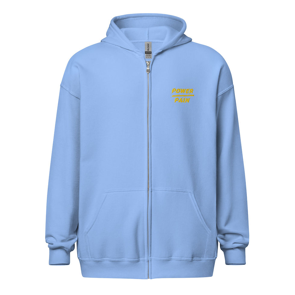 Thumbnail: Power/Pain Unisex Heavy Blend Zip Hoodie