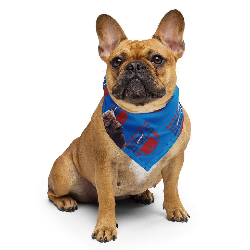 Frosted Double Buffalo All-Over Print Bandana