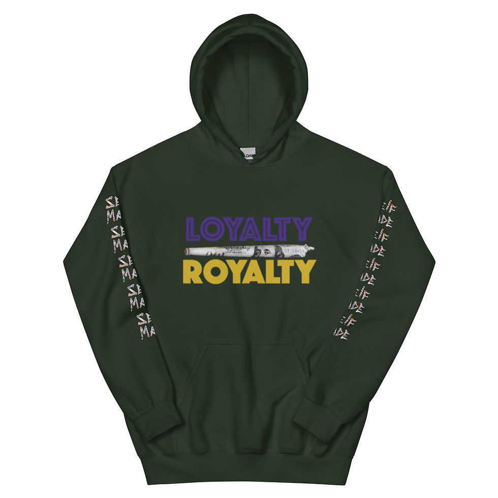 Thumbnail: Loyalty Over Royalty Unisex Hoodie