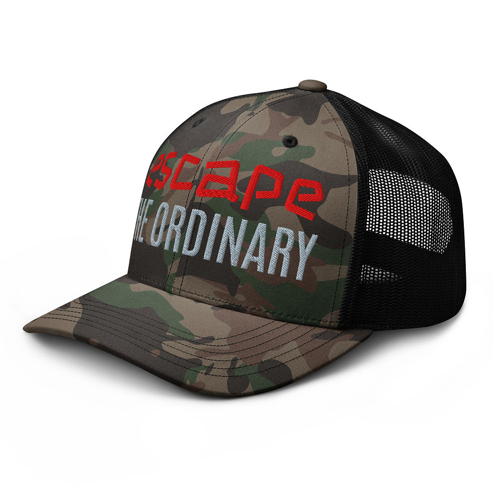 Thumbnail: Escape The Ordinary Camouflage Trucker Hat