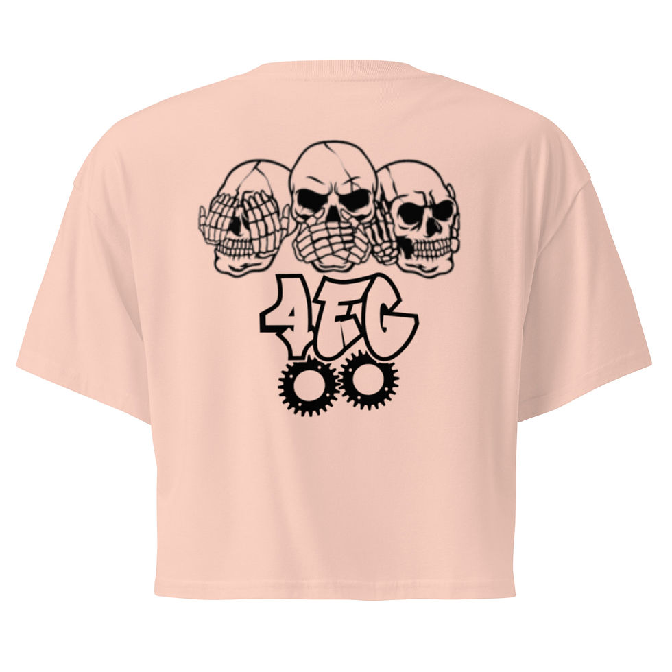 Thumbnail: 4EG/ See/Speak/Hear No Evil-26' Women’s Crop Top