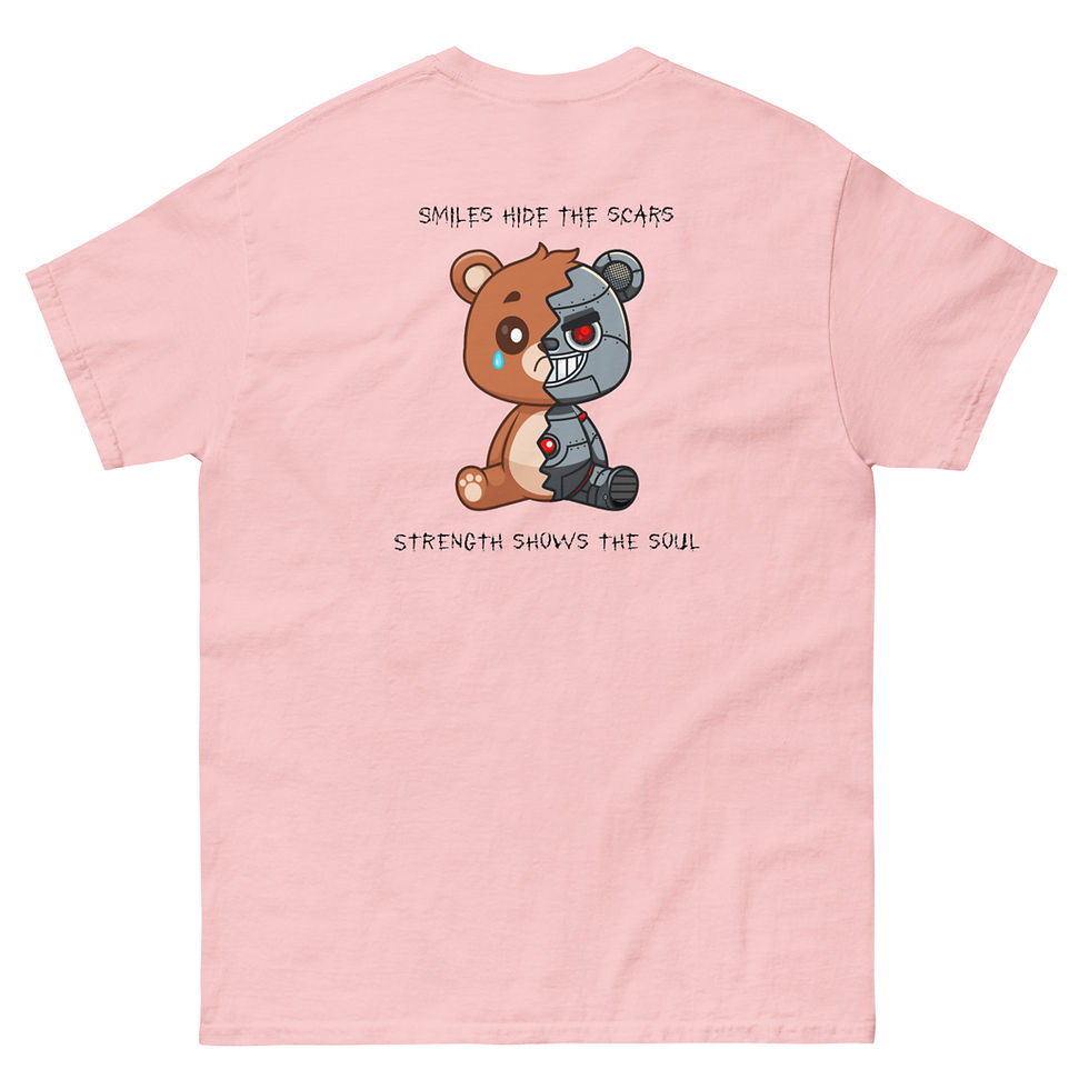 Thumbnail: Smiles Hide The Scars, Strength Shows The Soul Unisex Classic Tee