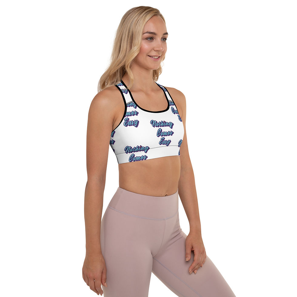 Thumbnail: Nothing Comes Eay Padded Sports Bra