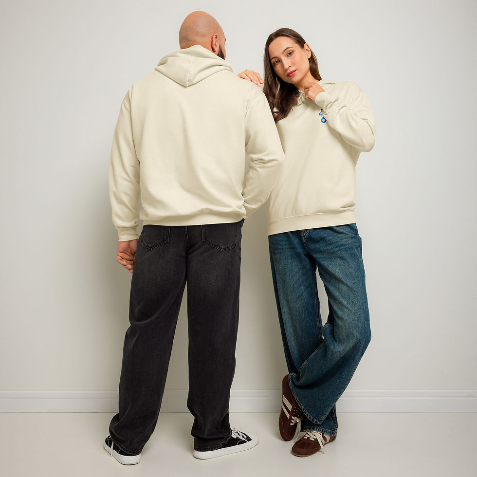 Thumbnail: 4EG Unisex Garment-Dyed Lightweight Hoodie