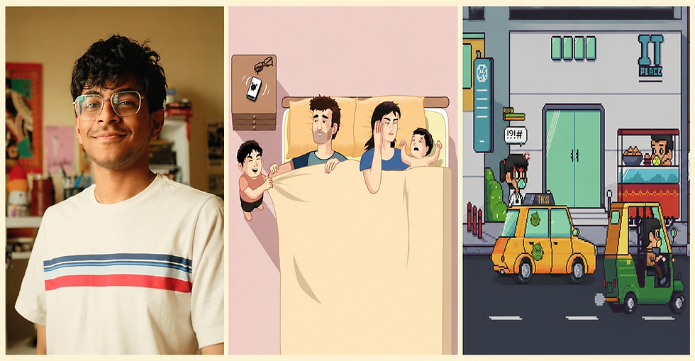 Painting Artist Jeev, and his work styles.