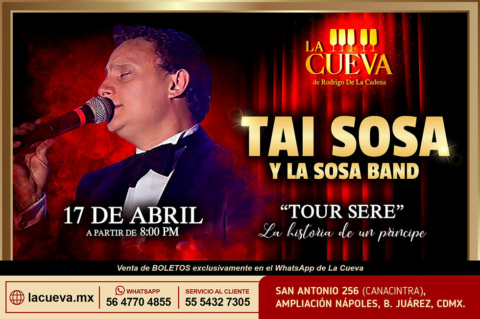 TAI SOSA y La Sosa Band en La Cueva