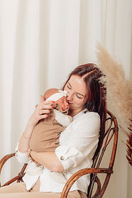 Newborn in de studio