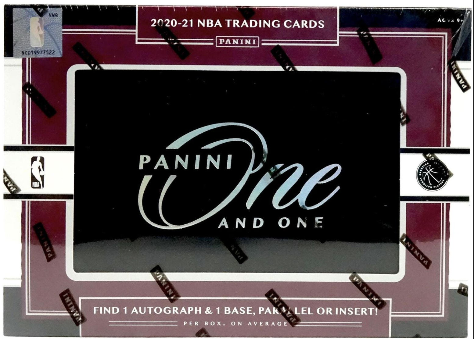 2020/21 Panini One & One NBA Hobby Box