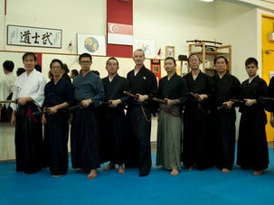 Andrej sensei's 2nd visit to the Eishin Ryu Iaido Singapore