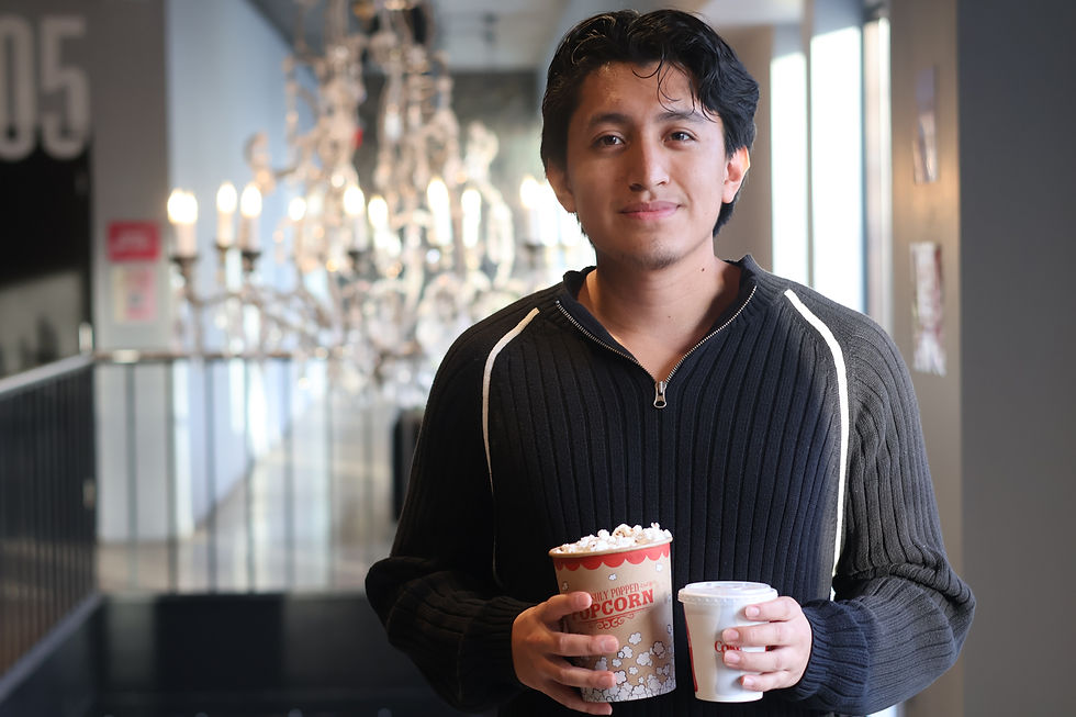 Hector Sanchez Lopez taking in the Minnesota Cuban Film Festival. Photo: Binta Kanteh