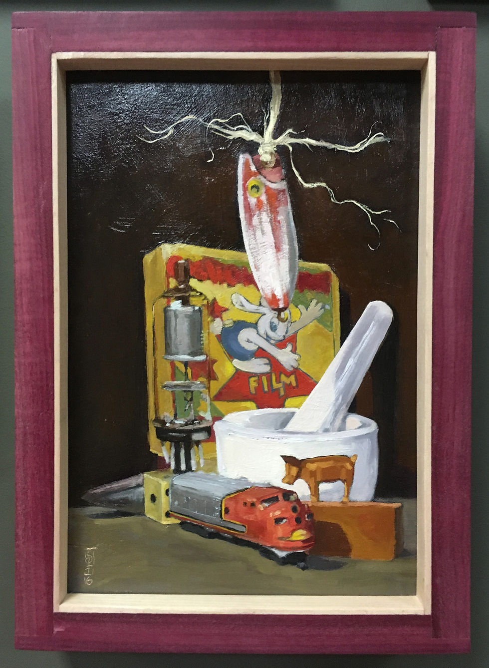 "Still life with train" 2017