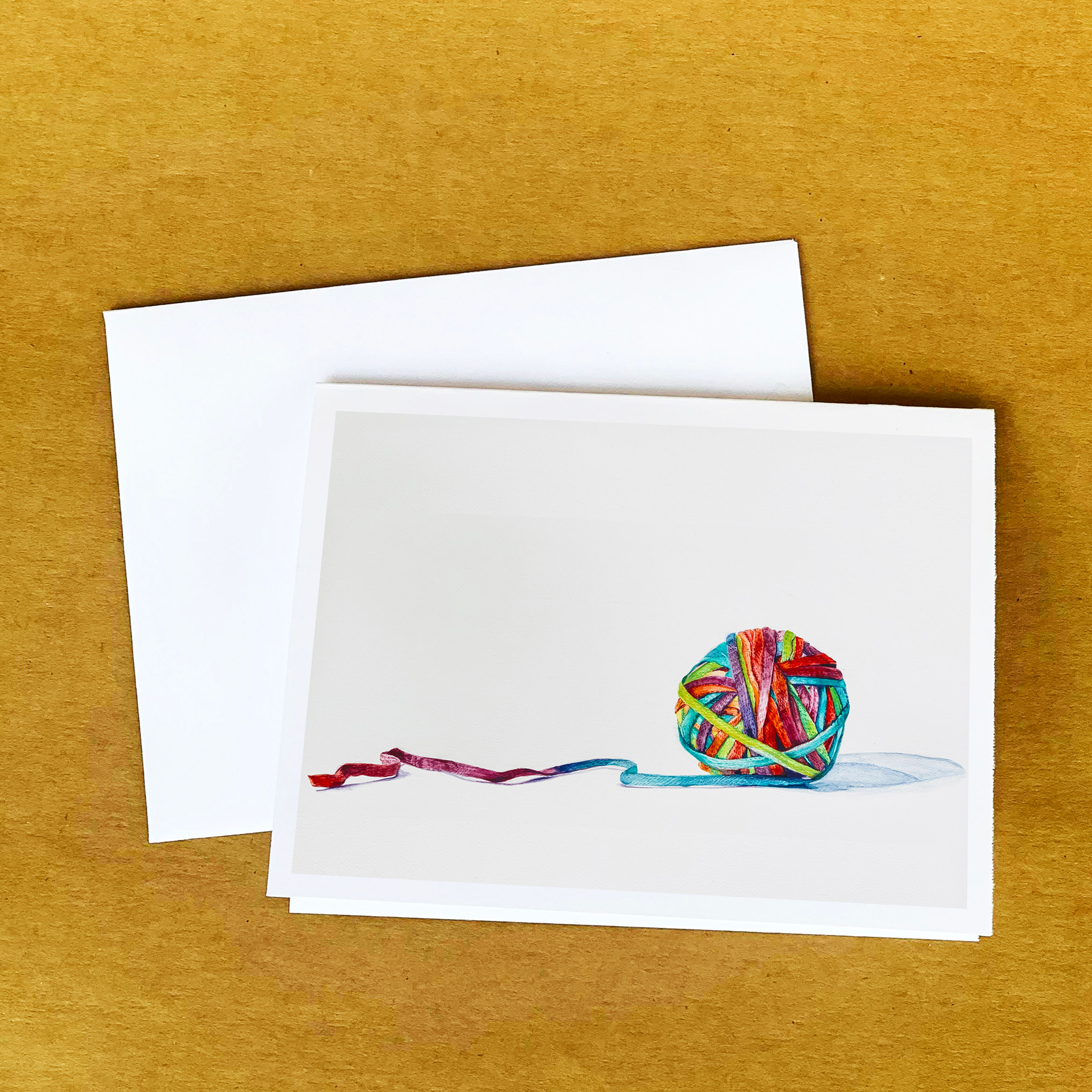 Ball of Confusion Notecards, 4.25x5.5, 8-pk
