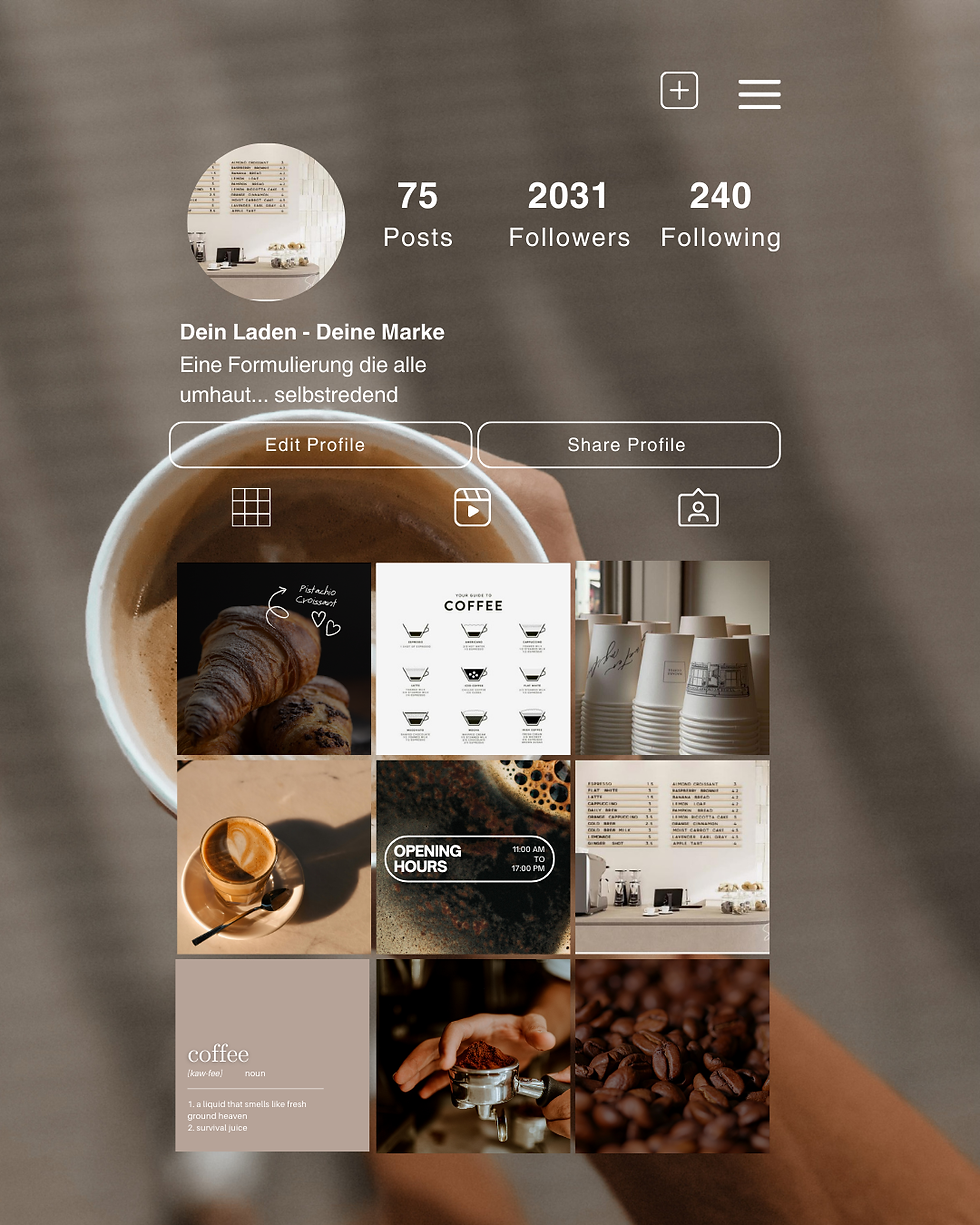 Social Media Feed Design von Aurelia Niebler