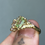 Thumbnail: Tourmaline morganite cluster ring L-L1/2