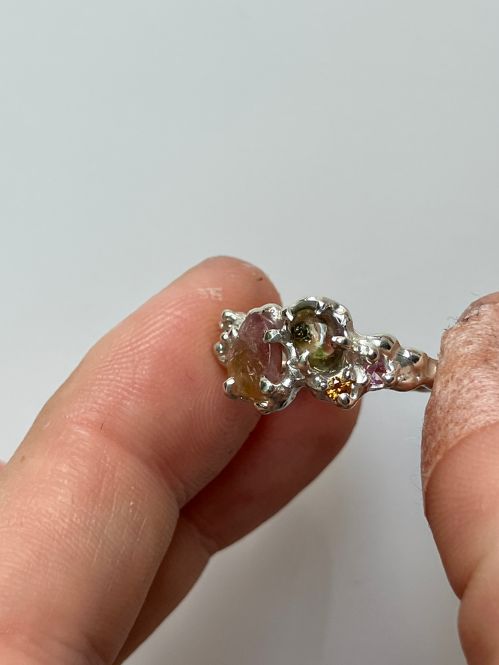 Thumbnail: Tourmaline sapphire ring K1/2 / 5.5