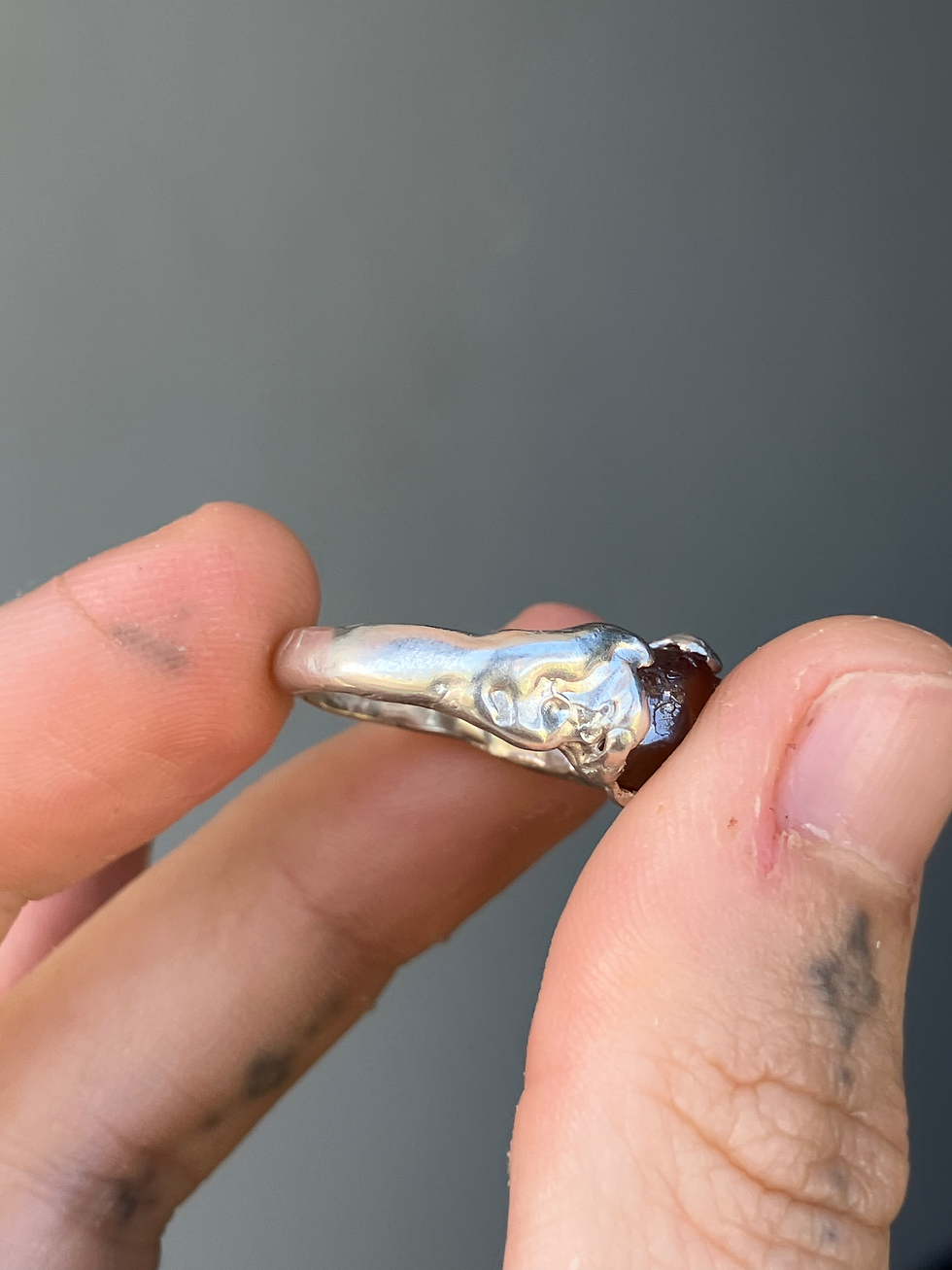 Thumbnail: Raw zircon ring 