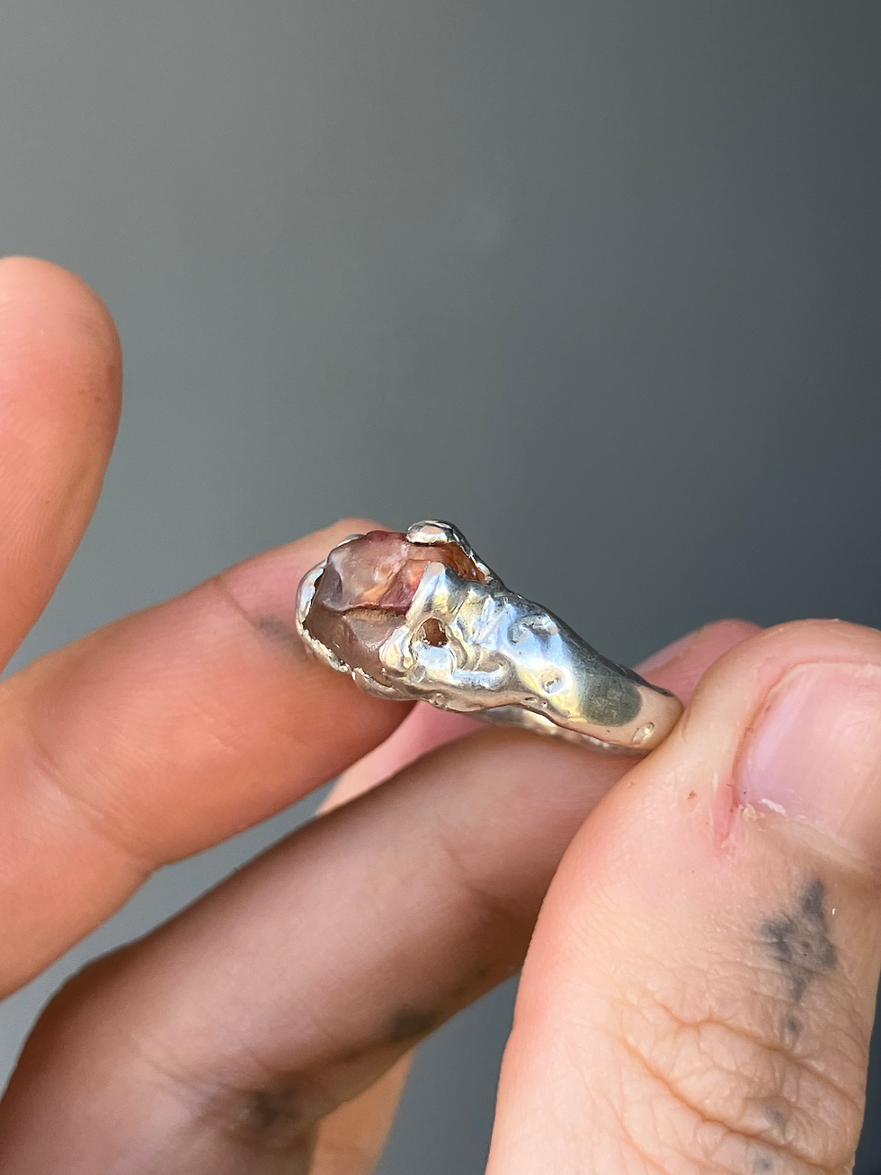 Thumbnail: Raw zircon ring 