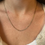 Thumbnail: Elongated curb chain gold 50cm