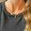 Thumbnail: Pearl sapphire charm necklace gold