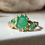 Thumbnail: Molten emerald ring M1/2-N