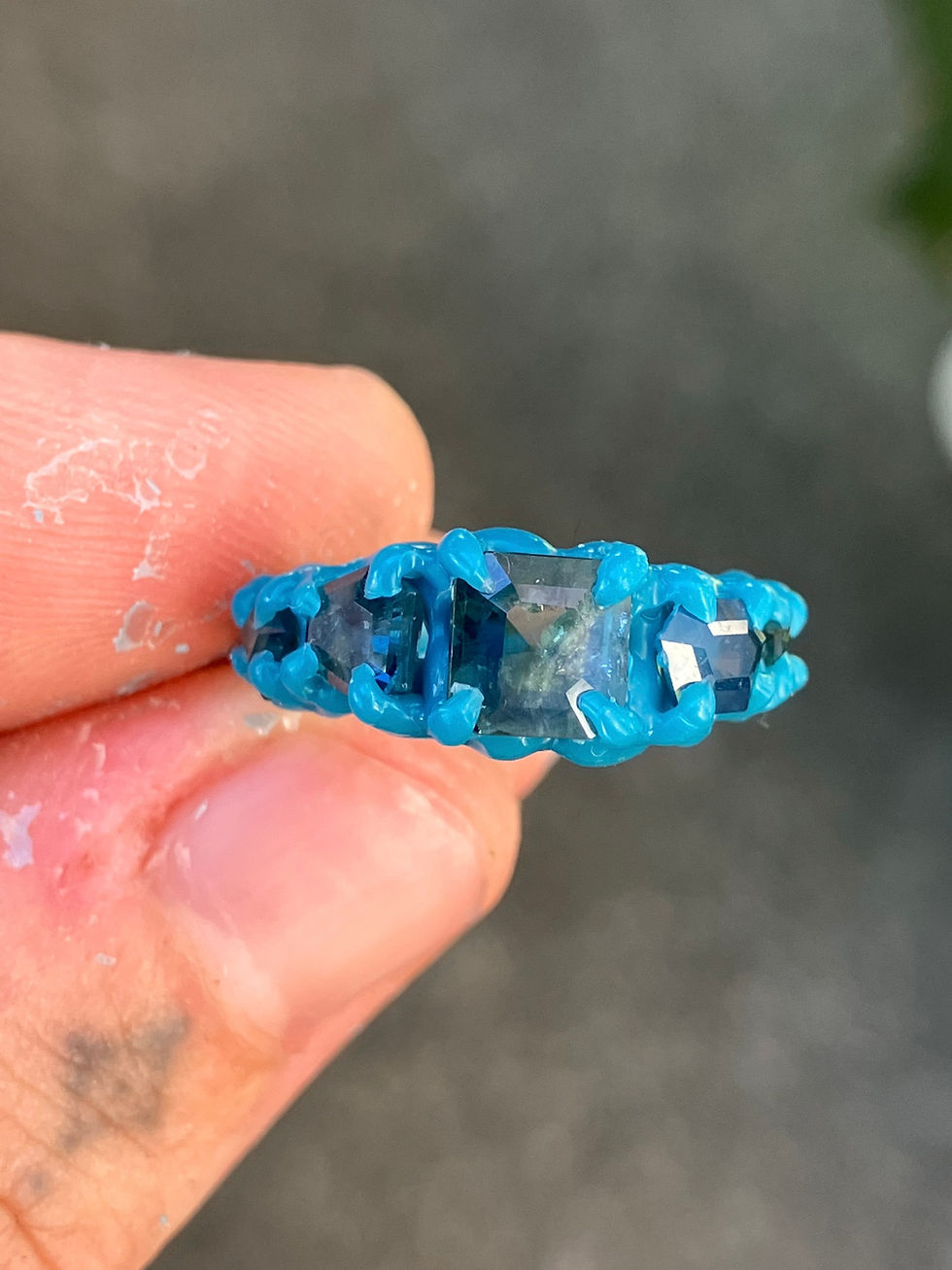 Thumbnail: Australian sapphire ring GOLD ONLY 