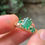 Thumbnail: Molten emerald ring M1/2-N