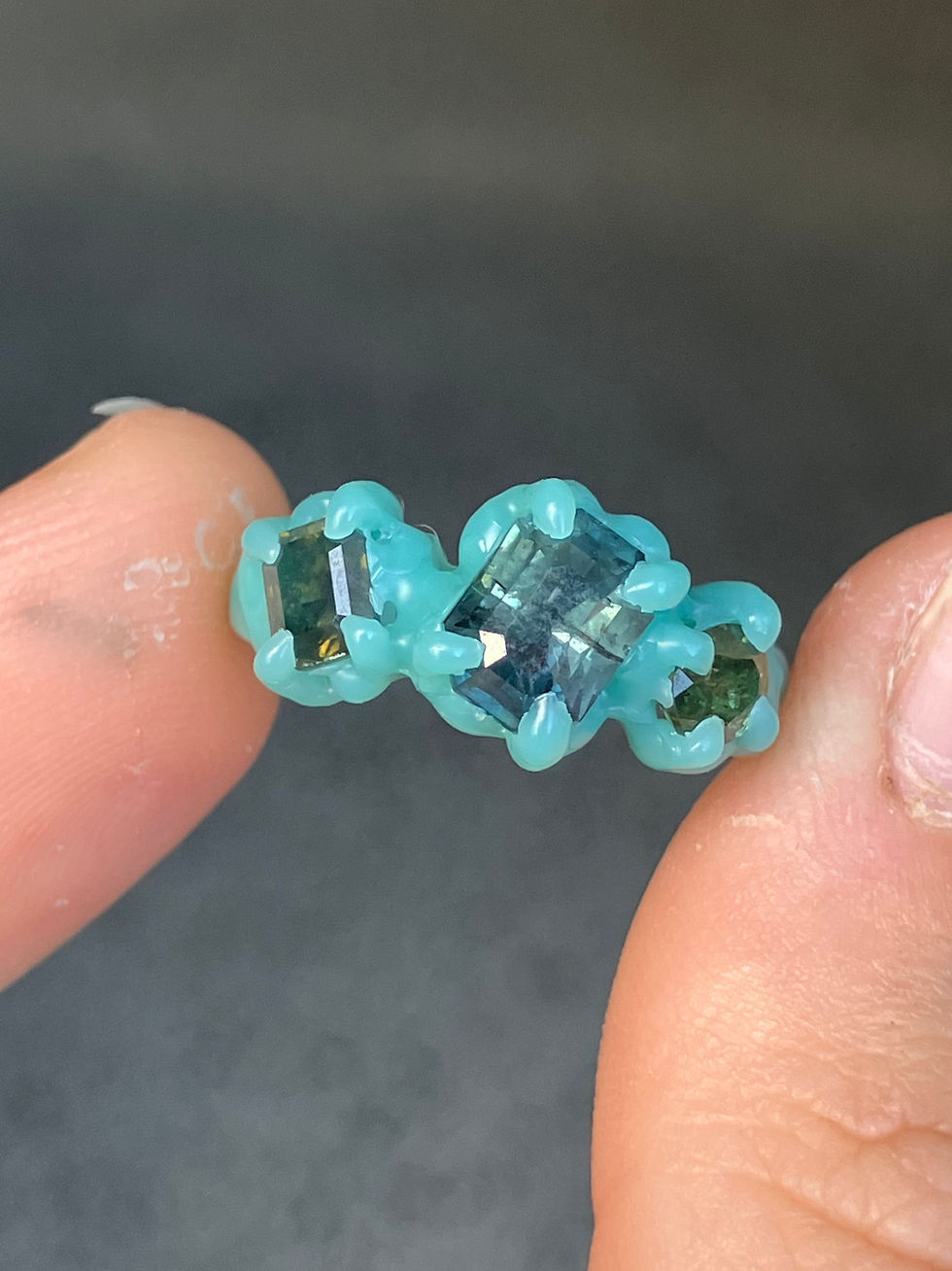 Thumbnail: Molten sapphire ring 