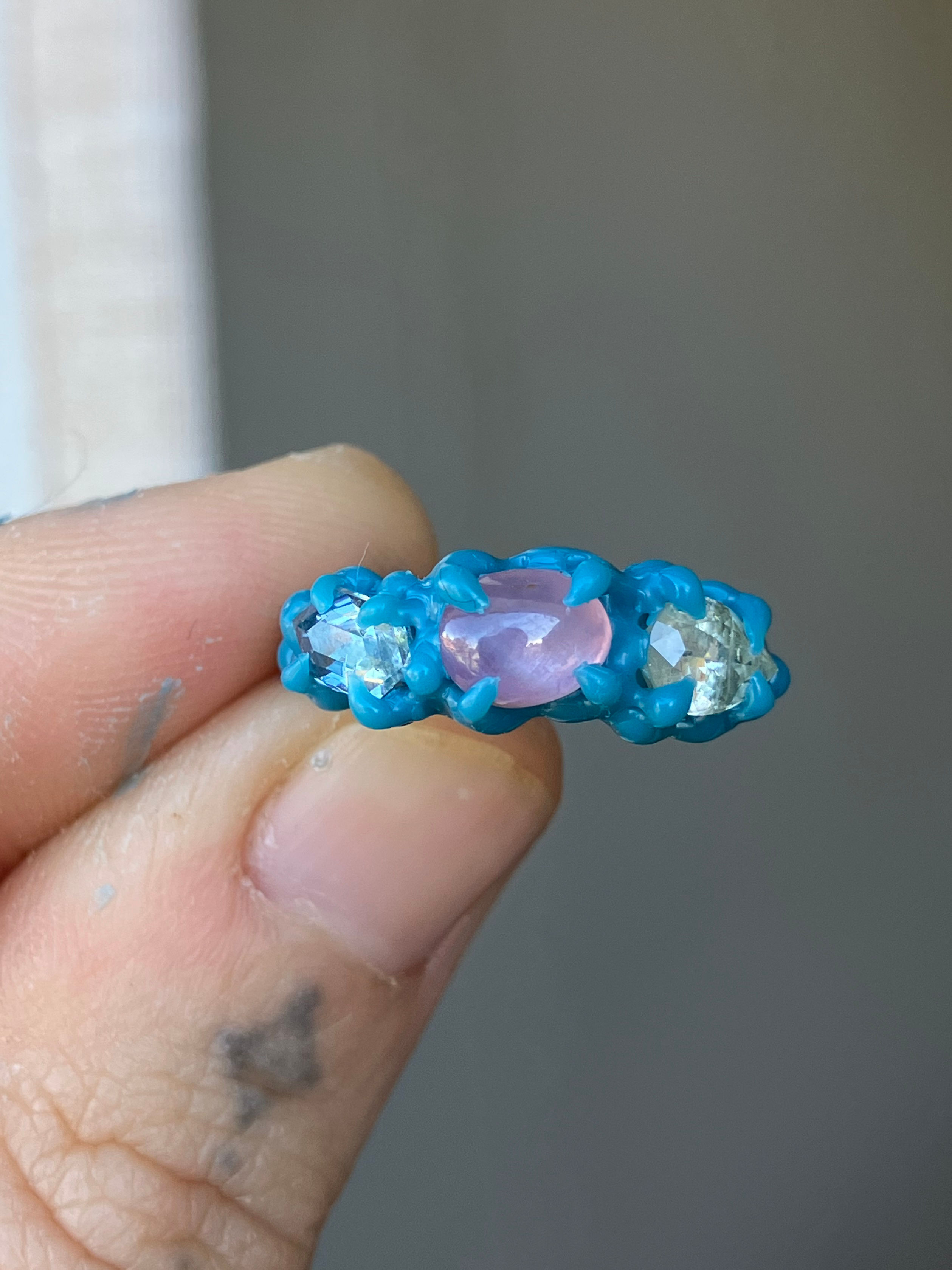Star sapphire ring