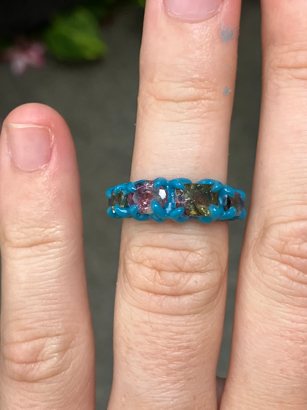 Thumbnail: Watermelon tourmaline ring 