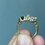 Thumbnail: Pink pear ring