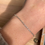 Thumbnail: Figaro chain silver bracelet 17cm