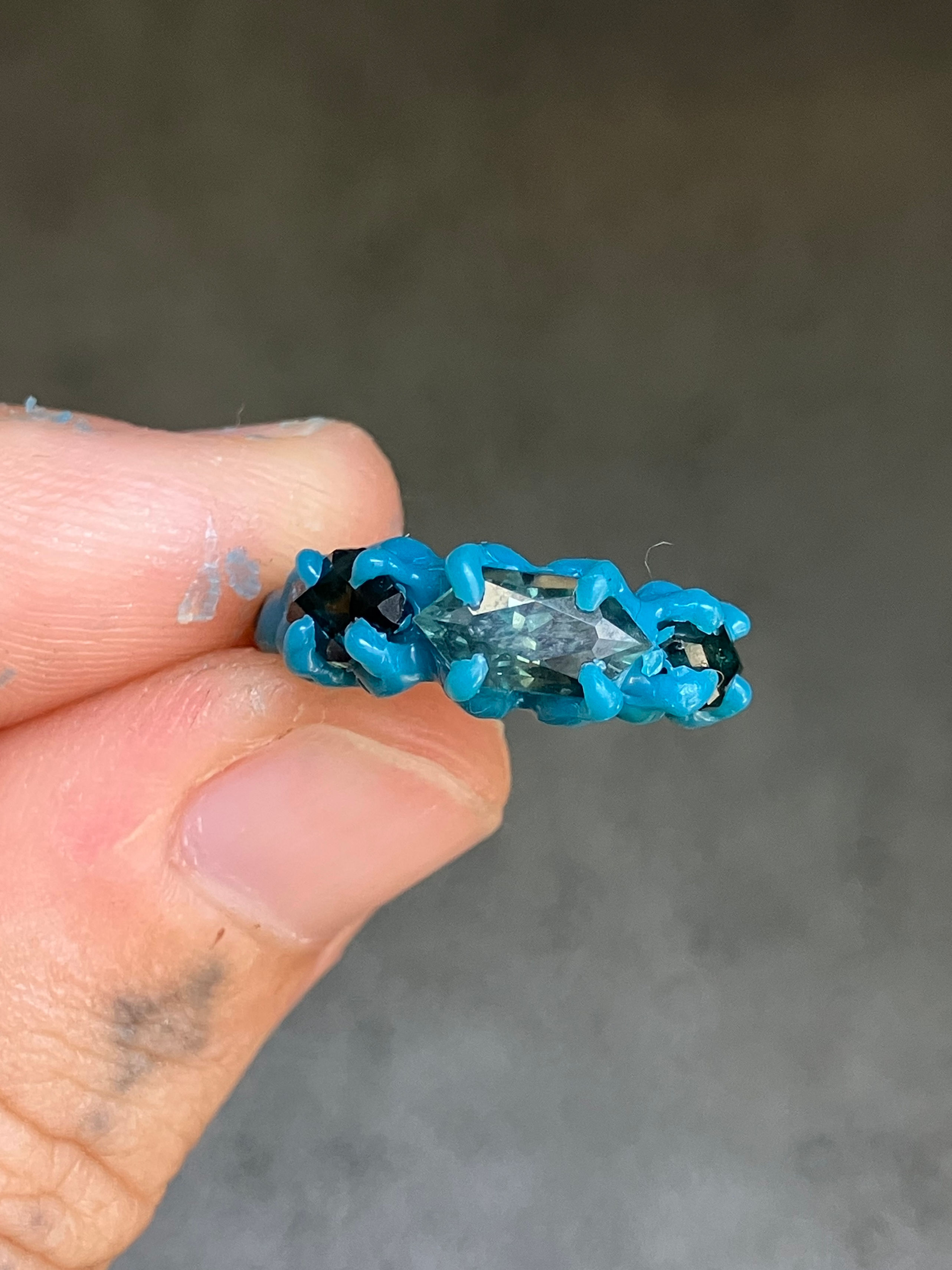 Australian sapphire ring
