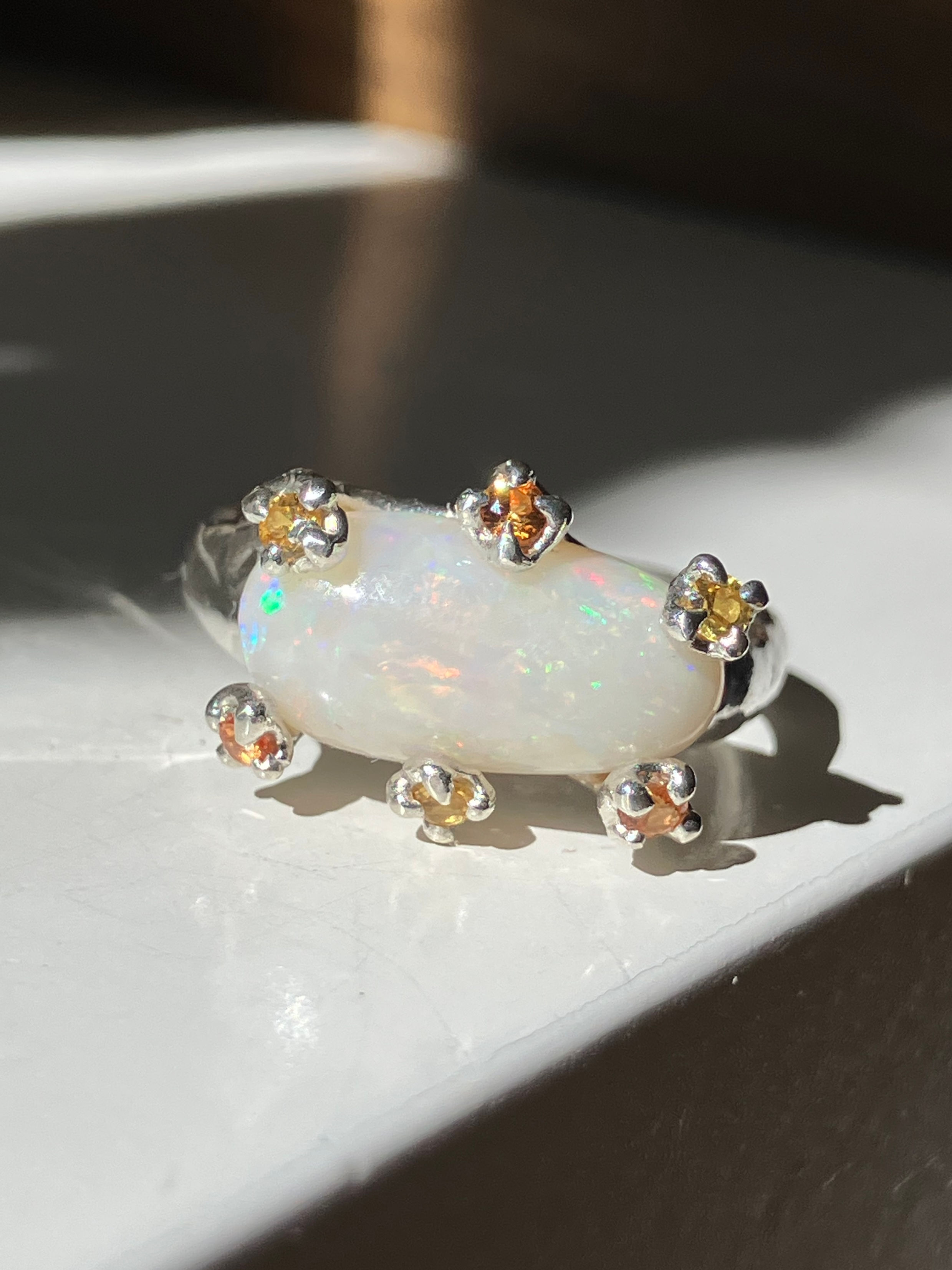 Starry opal ring M1/2-N