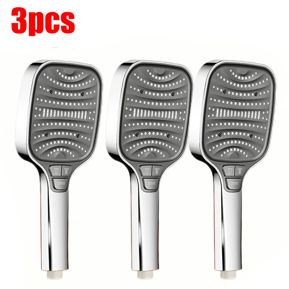 Thumbnail: VILOYI 8-Mode Turbo Pressure Handheld Shower Head, Water Saving Filter