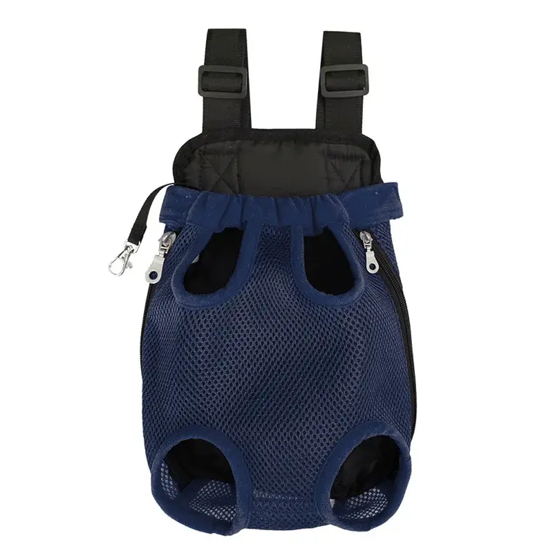 Thumbnail: Breathable Pet Carrier Backpack for Small Dogs & Cats - Front/Back Travel Bag