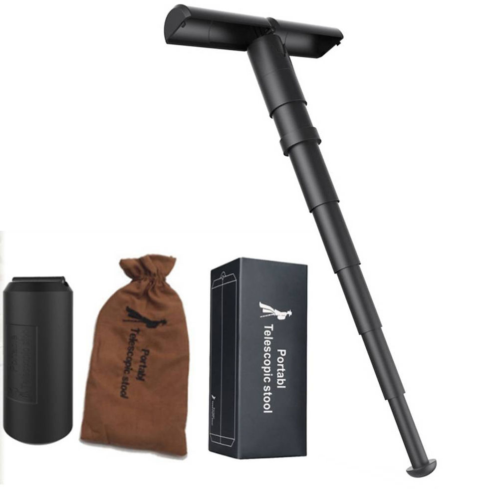 Thumbnail: Adjustable Portable Folding Telescopic High Chair Stool for Outdoor Travel