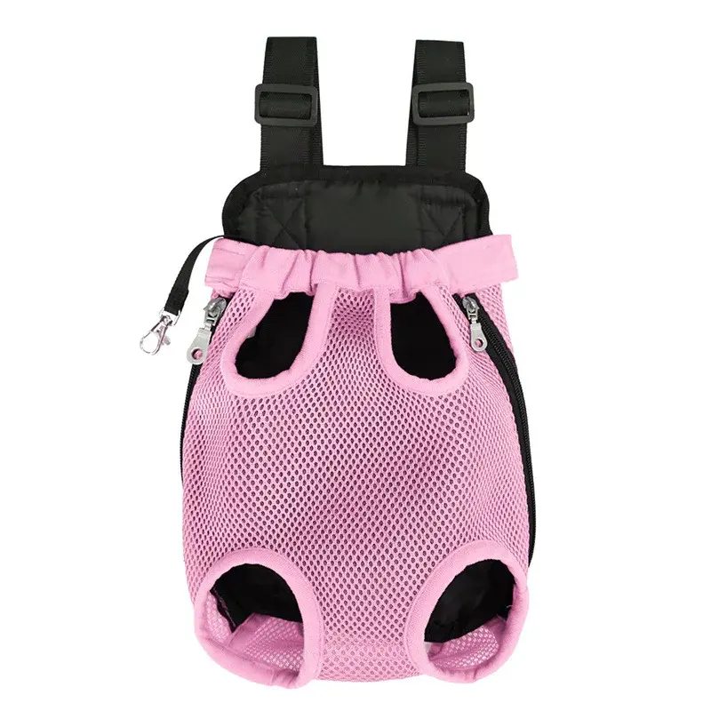 Thumbnail: Breathable Pet Carrier Backpack for Small Dogs & Cats - Front/Back Travel Bag