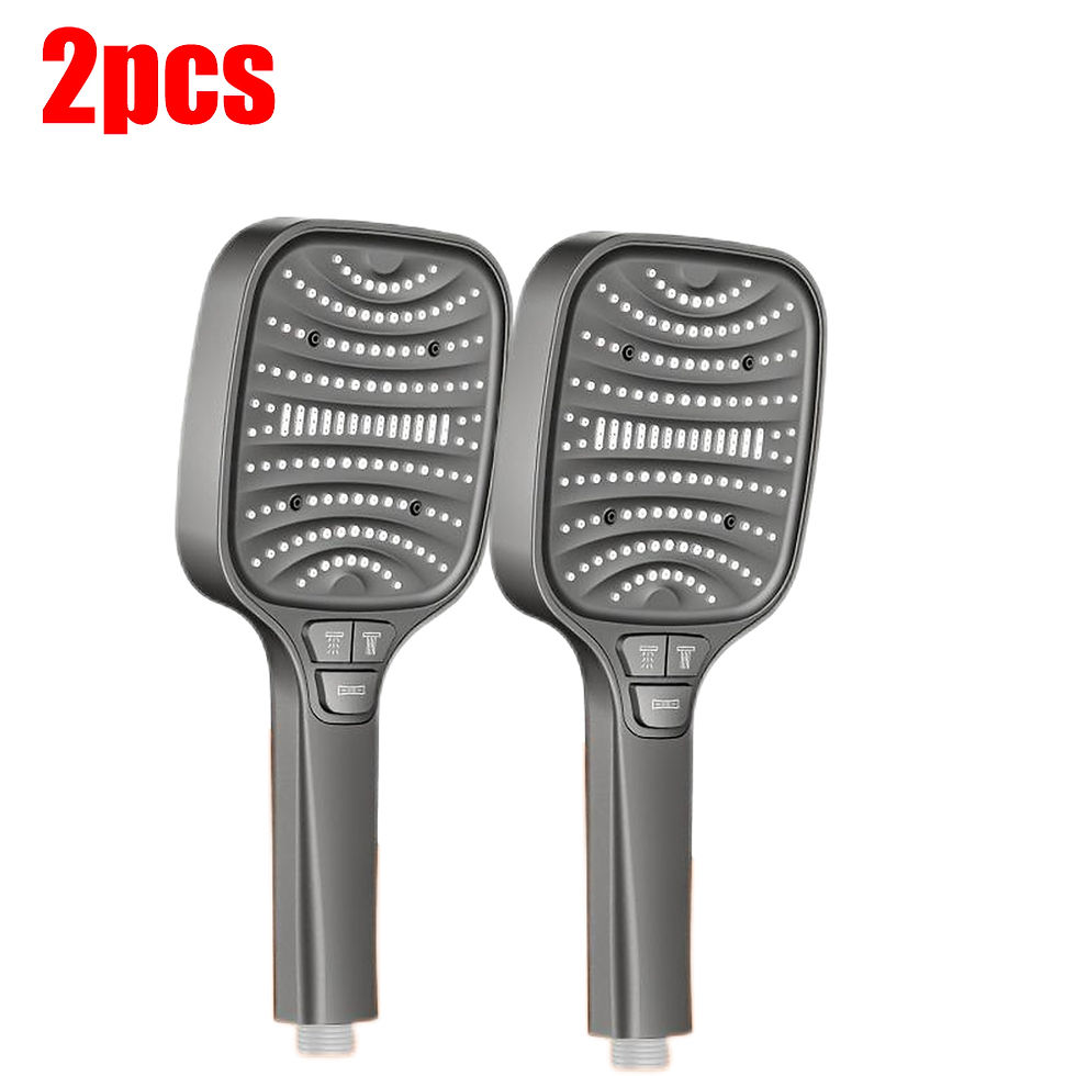 Thumbnail: VILOYI 8-Mode Turbo Pressure Handheld Shower Head, Water Saving Filter