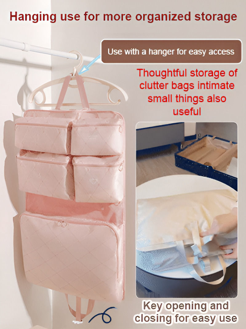 Thumbnail: 7-in-1 Portable Travel Storage Bag Set: Clothes, Underwear, Essentials Organize