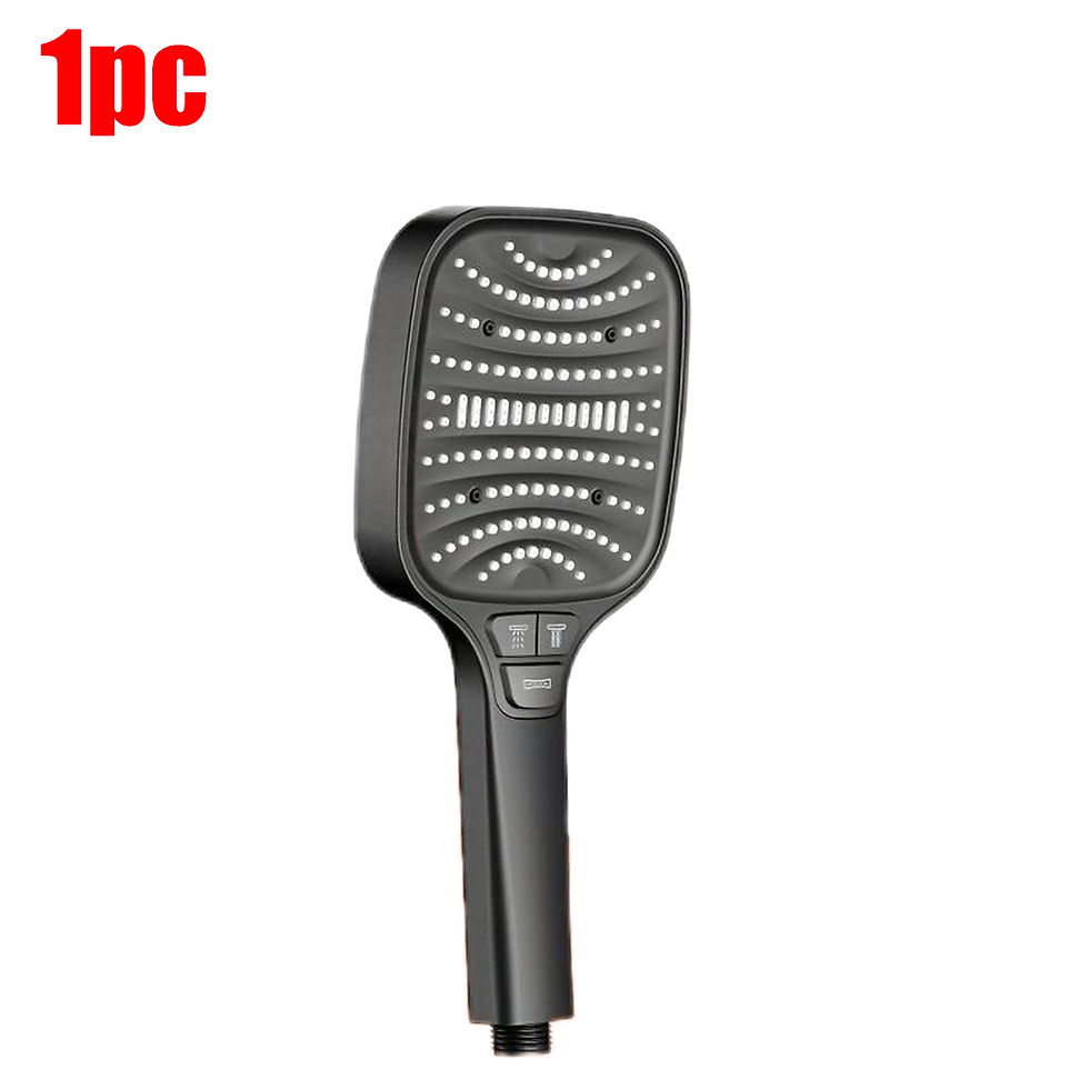 Thumbnail: VILOYI 8-Mode Turbo Pressure Handheld Shower Head, Water Saving Filter