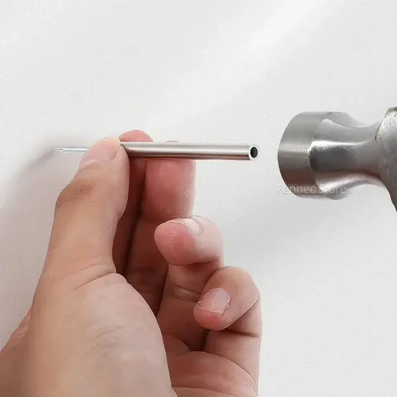 Thumbnail: Durable Double-Head Seamless Skirting Nails: Non-Marking, Rust-Proof Galvanized