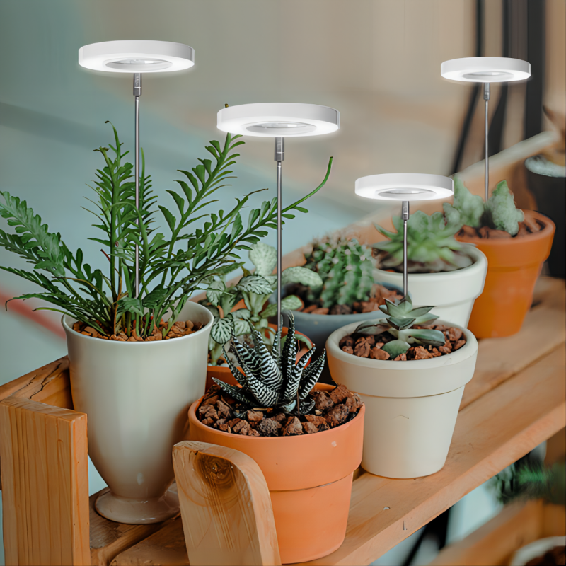 Thumbnail: Full Spectrum Dimmable LED Grow Light with Timer, Telescopic Stand