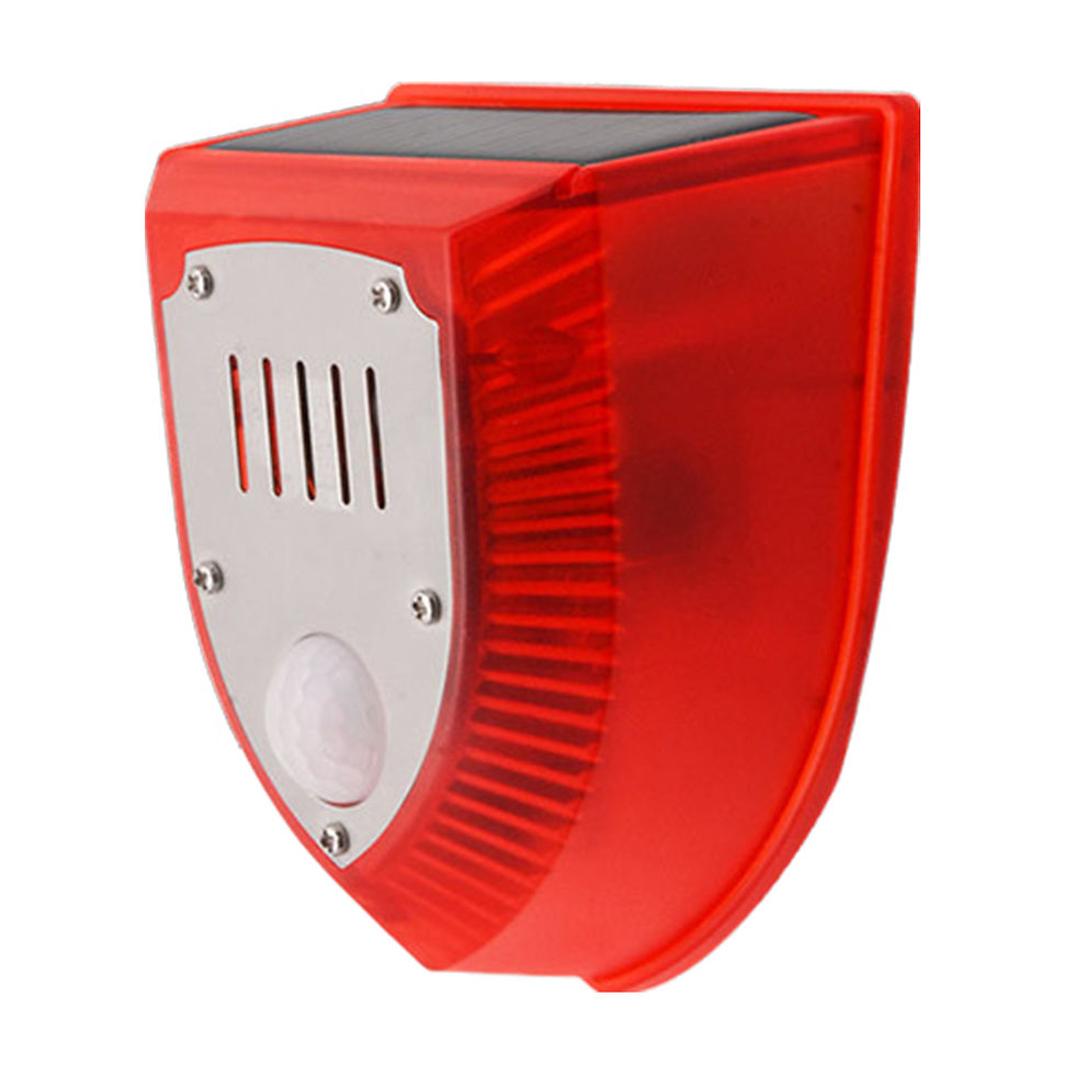Thumbnail: Solar-Powered Motion Sensor Animal Repellent & Anti-Theft Alarm Siren Light