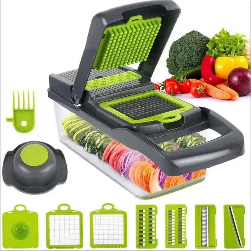 Thumbnail: Multi-functional Kitchen Vegetable Cutter Shredder Dicer: Potato Radish Grater 