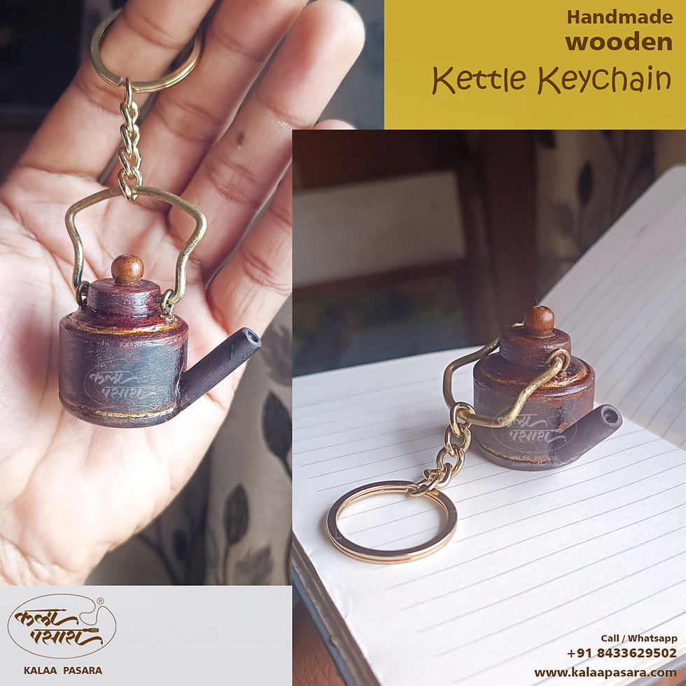 Thumbnail: Tea kettle keychain 